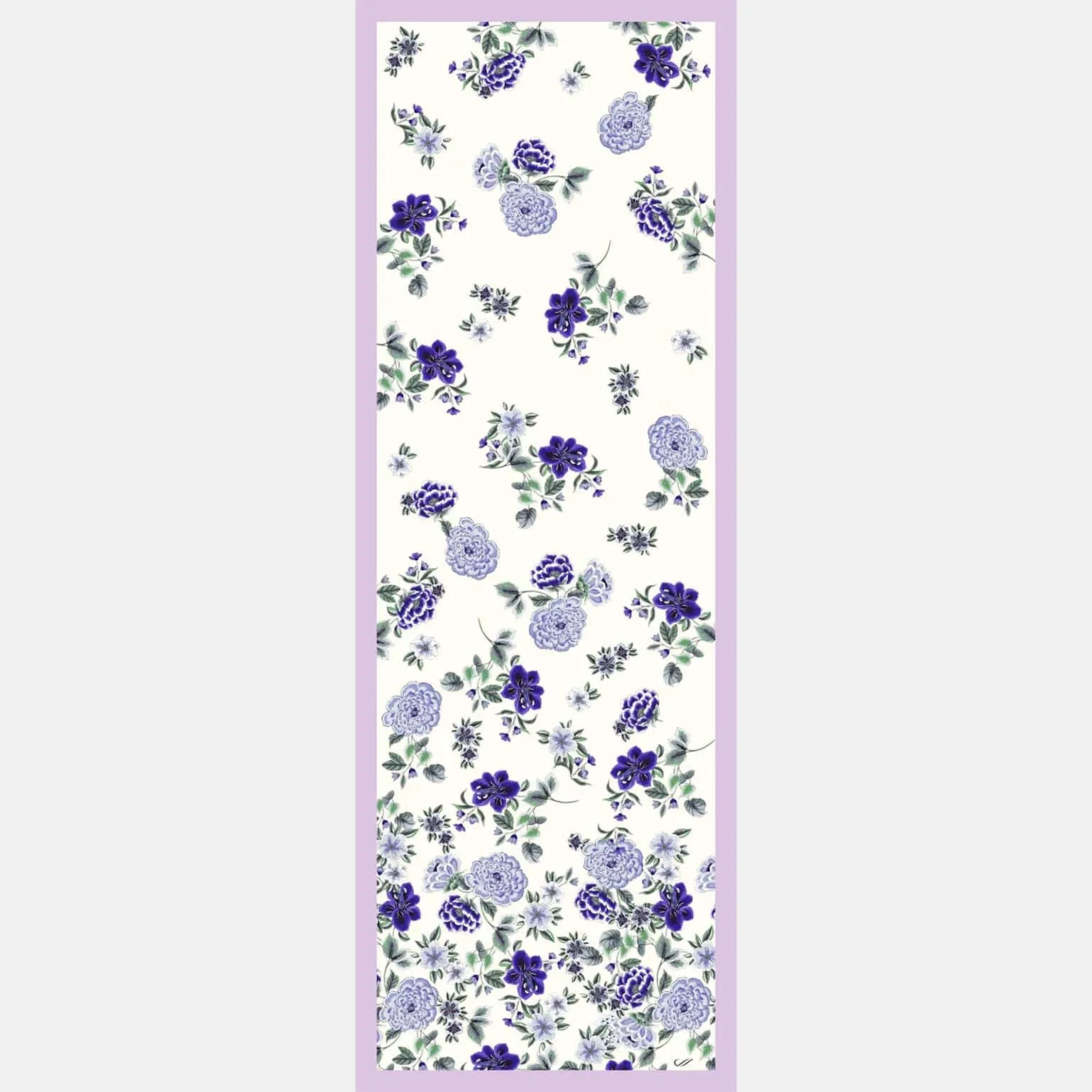 Bella - Silk Scarf/Shawl - Purple Lavender