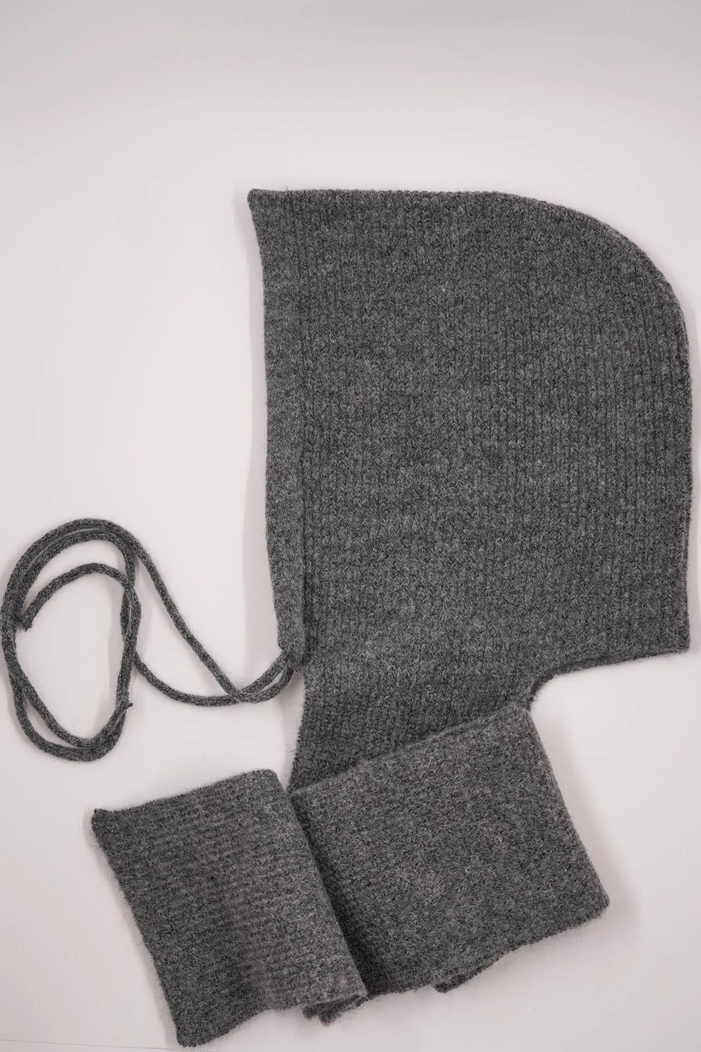 Charcoal Scarf Beanie