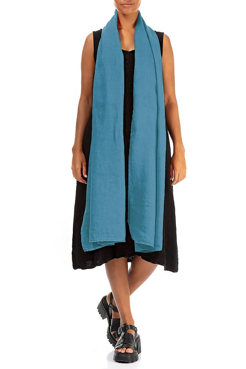Denim Soft Gauze Linen Scarf