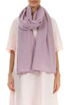 Dusty Pink Soft Gauze Linen Scarf