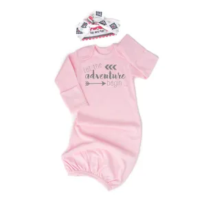 Gown Let the adventure begin Light pink
