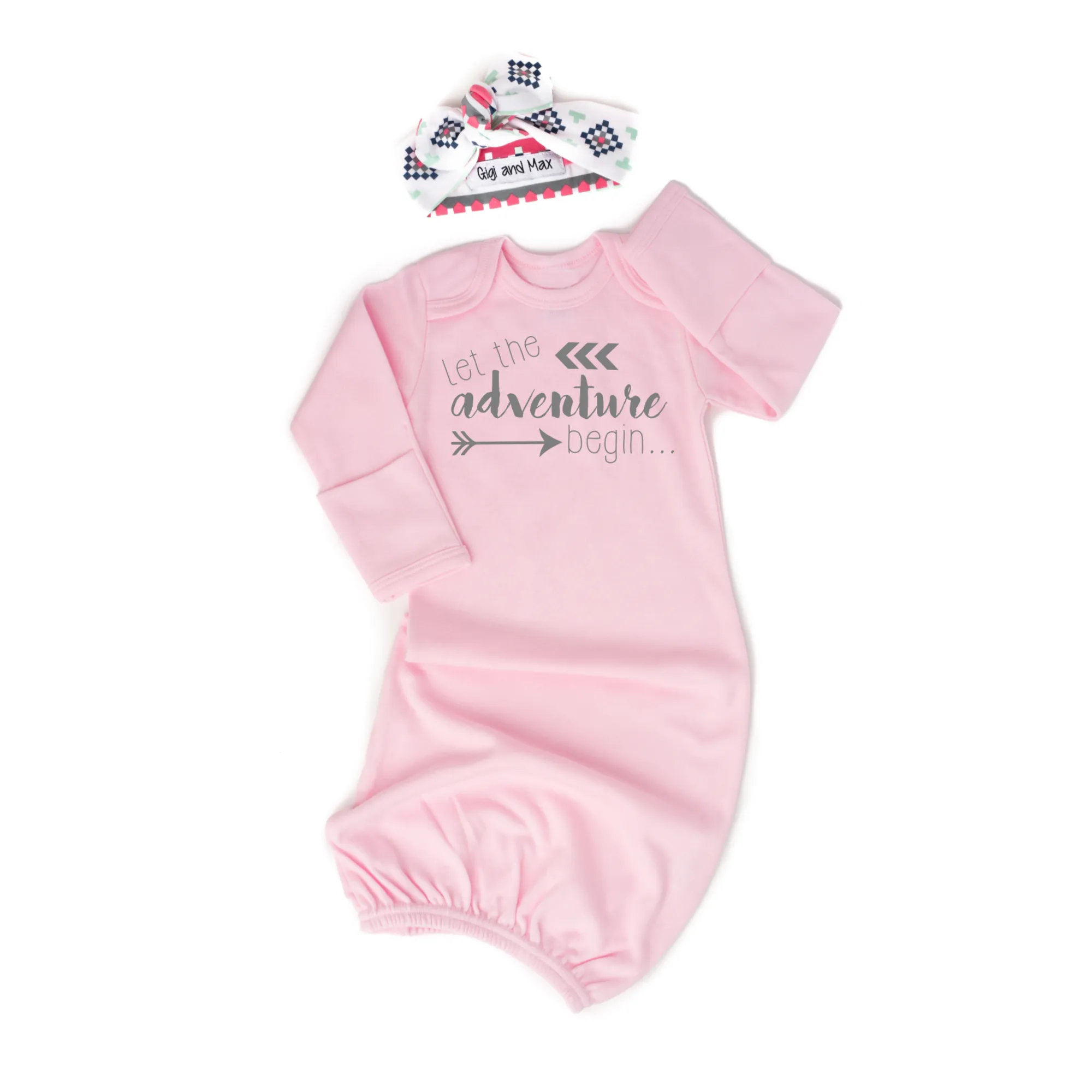 Gown Let the adventure begin Light pink