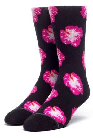 HUF FLOWER SHOP SOCKS - BLACK