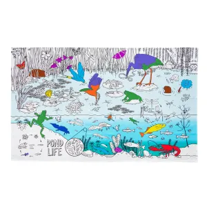 nature & wildlife pond adventure tablecloth
