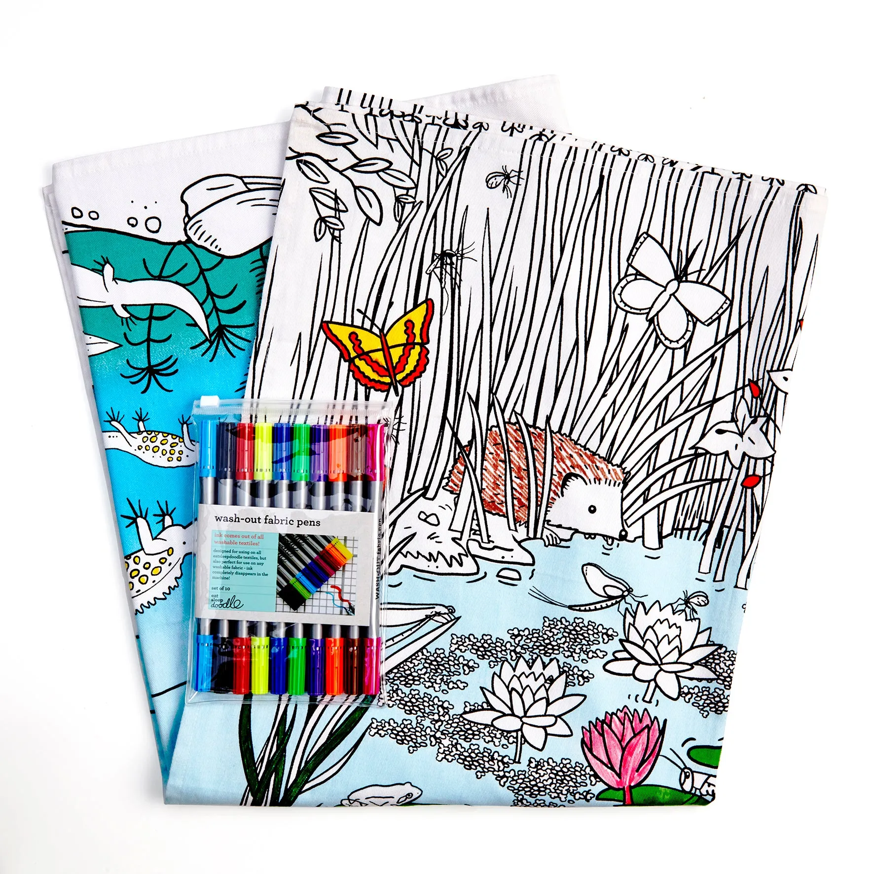 nature & wildlife pond adventure tablecloth