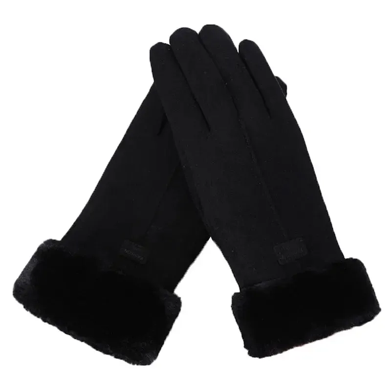 Winter Cute Furry Warm Gloves