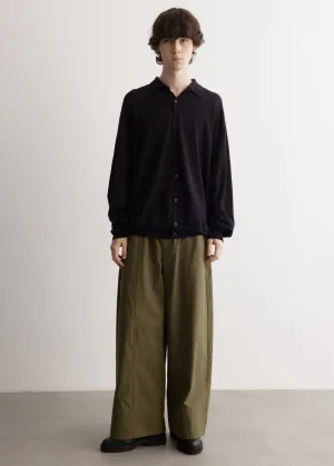 Wool Collared Cardigan